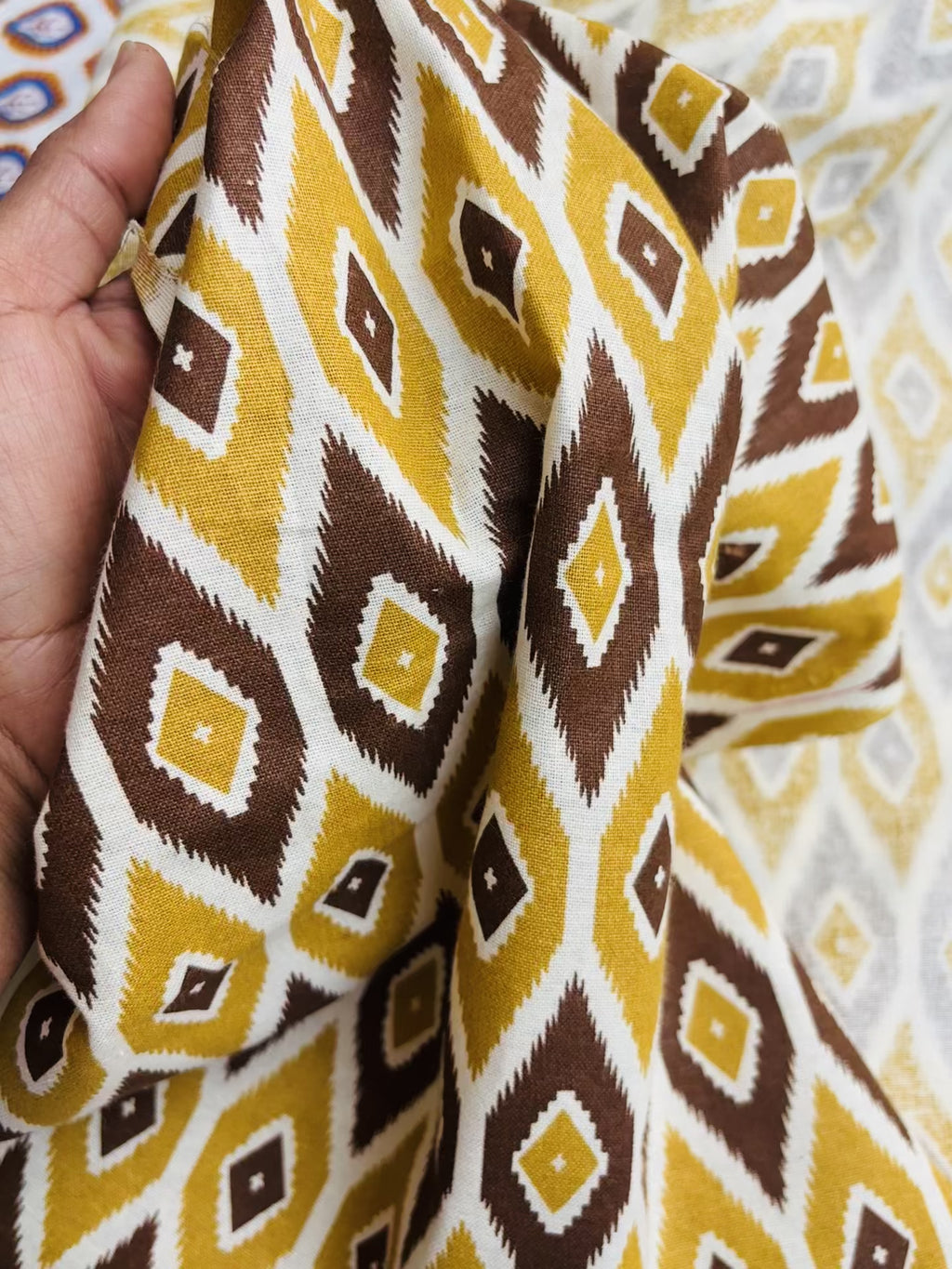 Stylish Diamond Print Cotton Co-ord Set